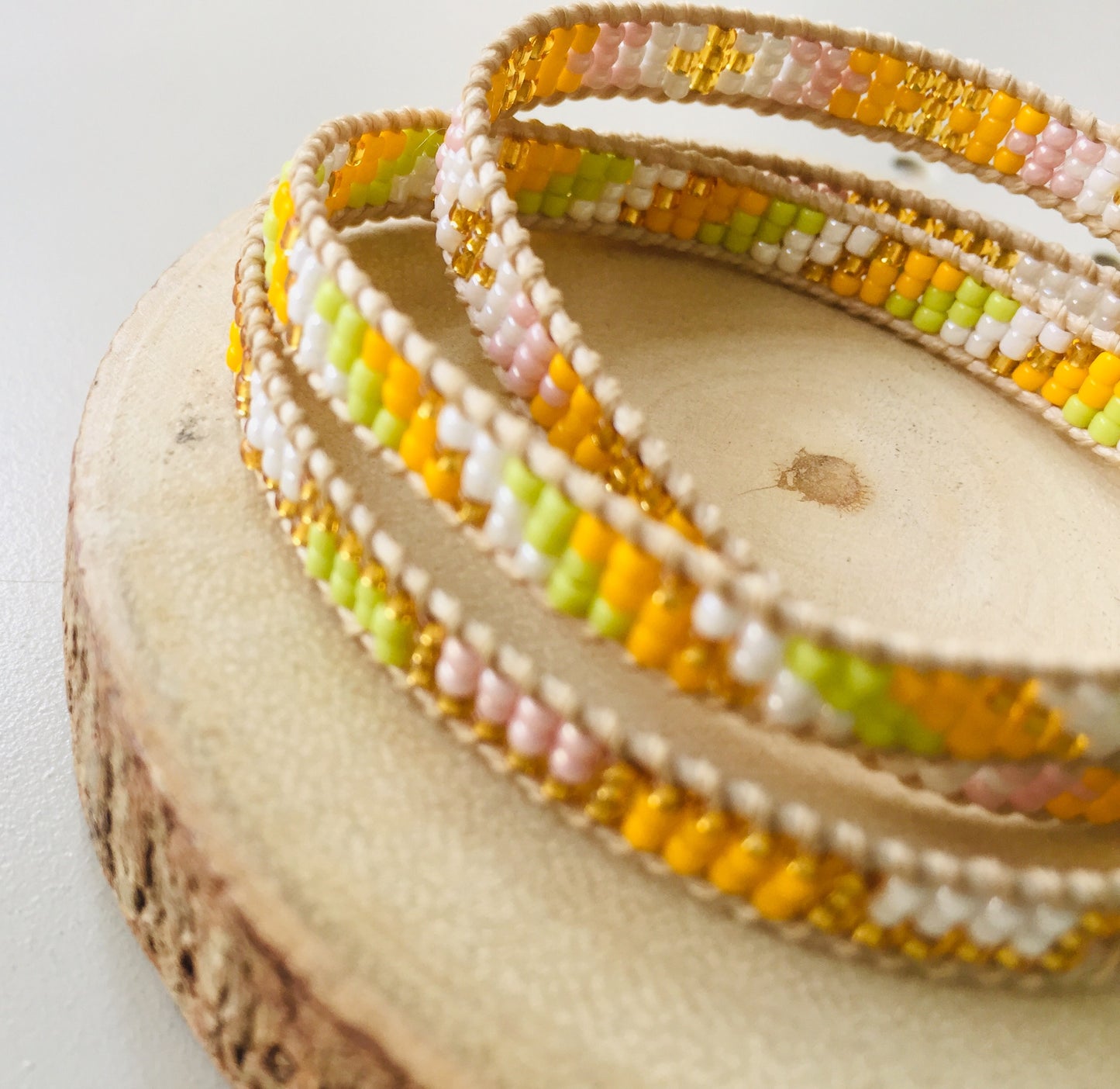 Wrap bracelet hand made