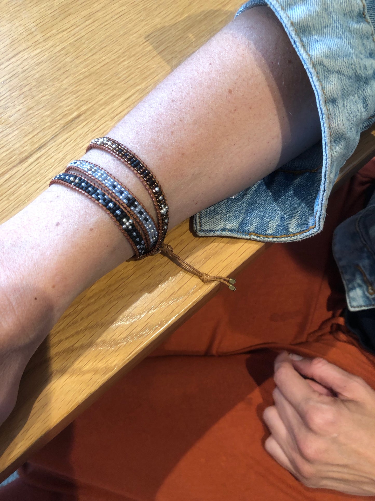 Wrap bracelet hand made